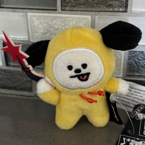 Official BT21 Line Friends SPACE CHIMMY Plush /  Jimin BTS / Kawaii / 3” / NEW - Picture 3 of 16